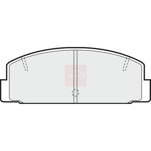Apec Front & Rear Pads fits Mazda 626 1997-2002 1.8 1.9