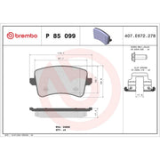 Brembo Front & Rear Pads fits Audi Q5 2008-2017 2.0 3.0