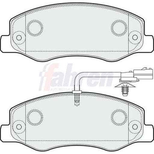 Fahren Rear Brake Pad Set FBP3272