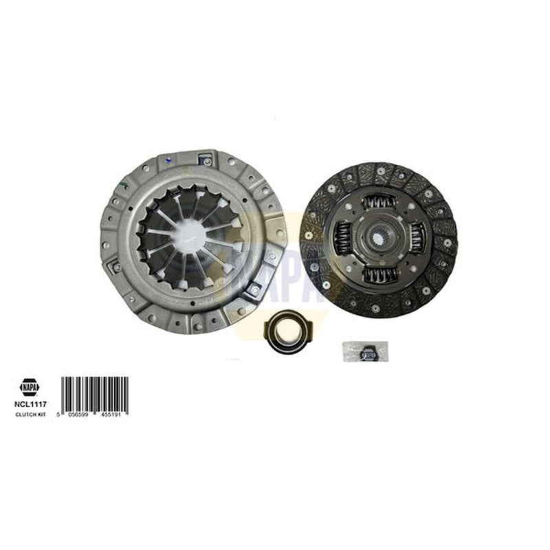 NAPA Clutch Kit Set 3pc fits Opel Agila B 2008-2014 1.0