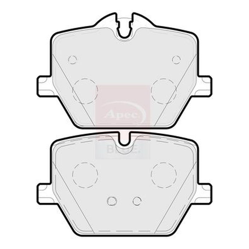 Apec Rear Brake Pad Set fits BMW 2 2021-2022