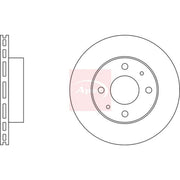 Apec Front Brake Vented Discs & Pads fits Suzuki Alto VI 2002-2008 1.1