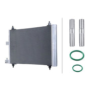 Hella Air Conditioning Condenser fits Peugeot 607 2000-2011 2.0 2.2 3.0
