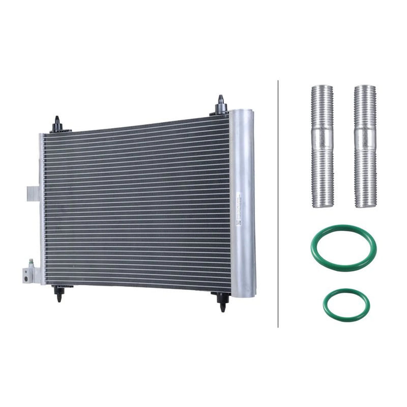 Hella Air Conditioning Condenser fits Peugeot 607 2000-2011 2.0 2.2 3.0