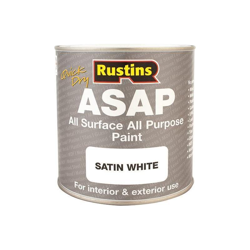 Rustins ASAP Paint White 1 Litre Rustins - Town Tools