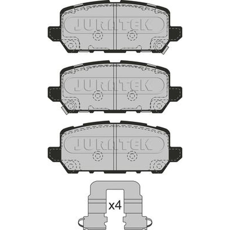 Juratek Rear Brake Pad Set fits Honda E:NY1 2023 on