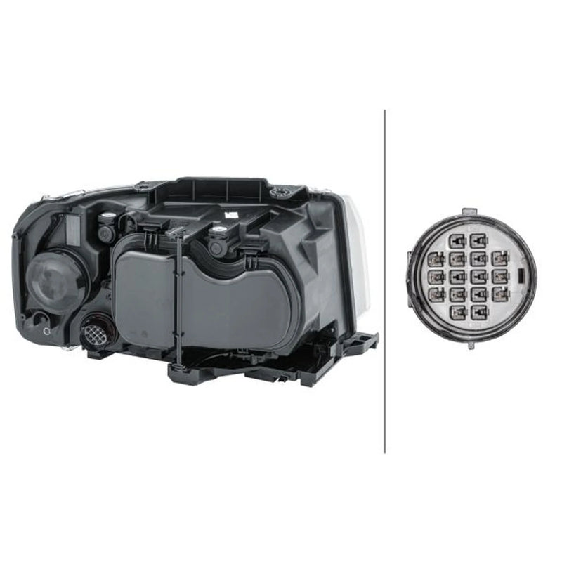 Hella Headlight Headlamp W5W Left fits Land Rover Freelander 2 2006-2014 2.2 3.2