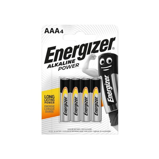 Energizer® AAA Cell Alkaline Power Batteries (Pack 4) Energizer® - NN4 Online