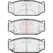 Apec Front Brake Pad Set fits Suzuki Swift III 2006-2015 1.6