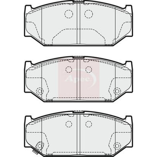 Apec Front Brake Pad Set PAD1823