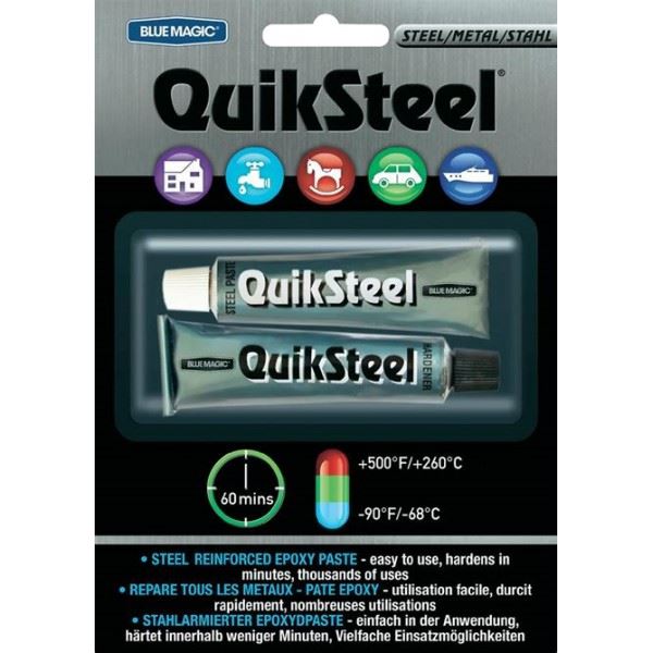 Quiksteel Steel Two Part Epoxy Paste - 2 x 1oz Tubes Quiksteel  - Dynamic Drive