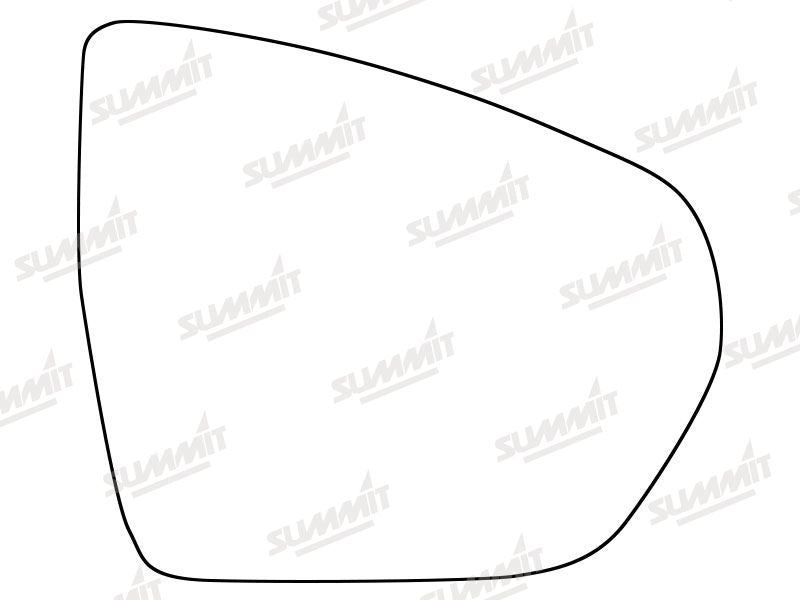 Summit Heated Base Plate With Standard Mirror Glass fits Vauxhall Grandland X 18 on RHS Summit - Bars 4 Cars