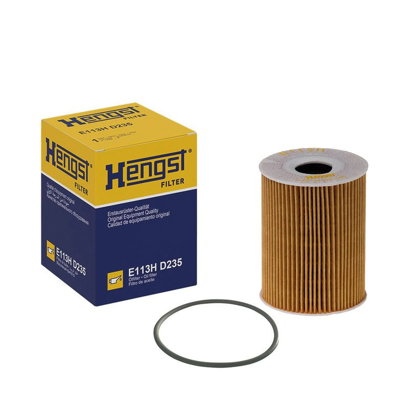 Hengst Engine Oil Filter fits Porsche 911 2008-2025 3.0 3.4 3.6 3.8