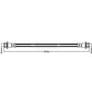 Borg & Beck Brake Hydraulic Hose Line inner BBH8423