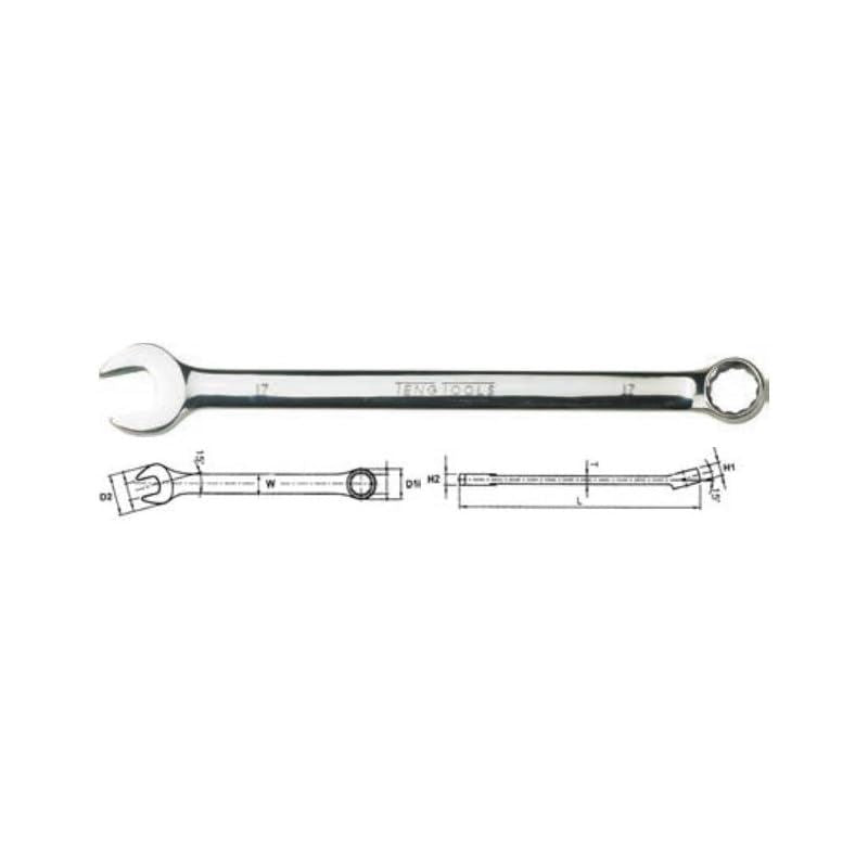 Teng Tools Long Combination Spanner Metric 9mm Teng Tools - Dynamic Drive