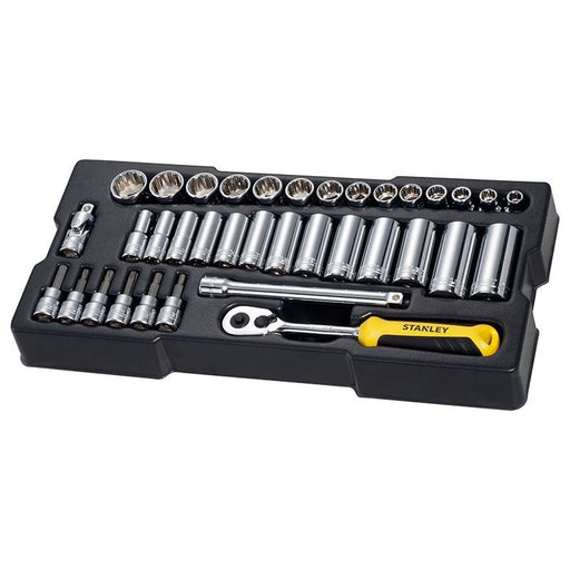 Stanley® Hand Tools 3/8in Drive Metric Socket Module 36 Piece STANLEY® Hand Tools - Dynamic Drive