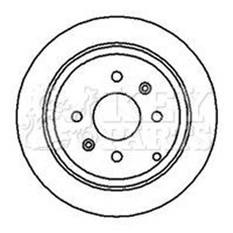 Key Parts 2 x Brake Discs fits Peugeot 406 1995-2004 1.6 1.8 2.0 2.1 2.2 3.0