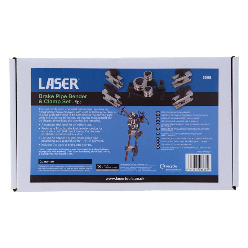 Laser Brake Pipe Bender & Clamp Set 8568 Laser - Dynamic Drive