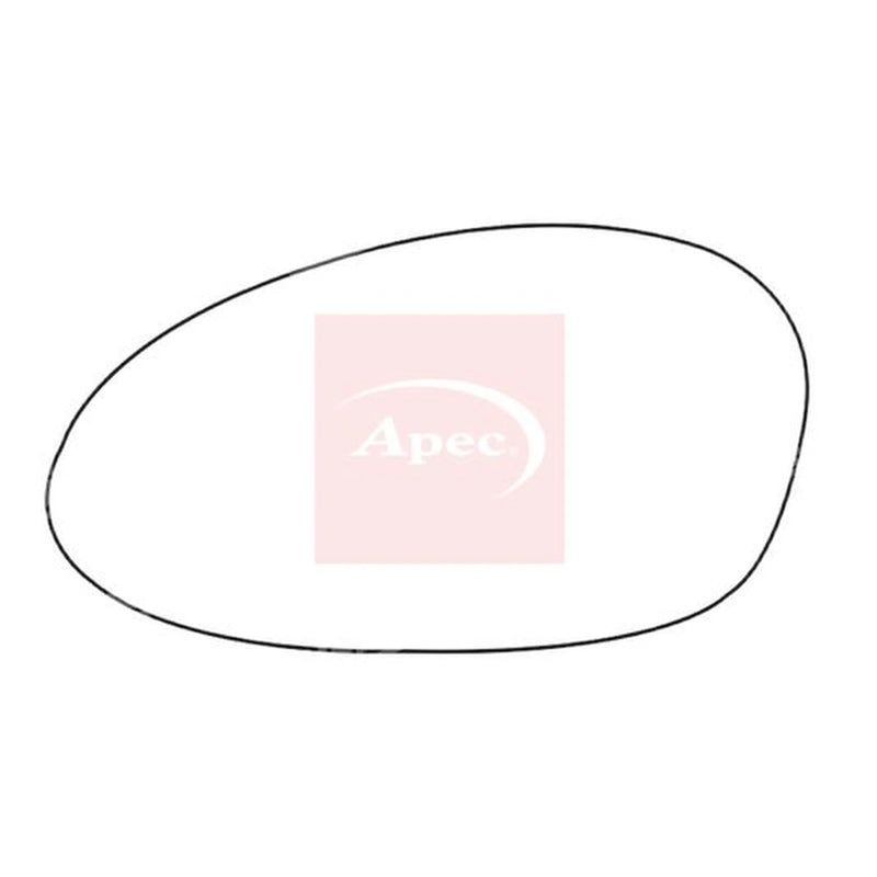 Apec Exterior Wing Mirror Glass Left AMS2747A
