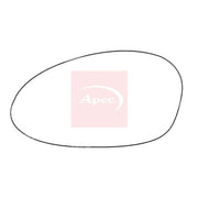 Apec Exterior Wing Mirror Glass Left fits BMW 1 2004-2013