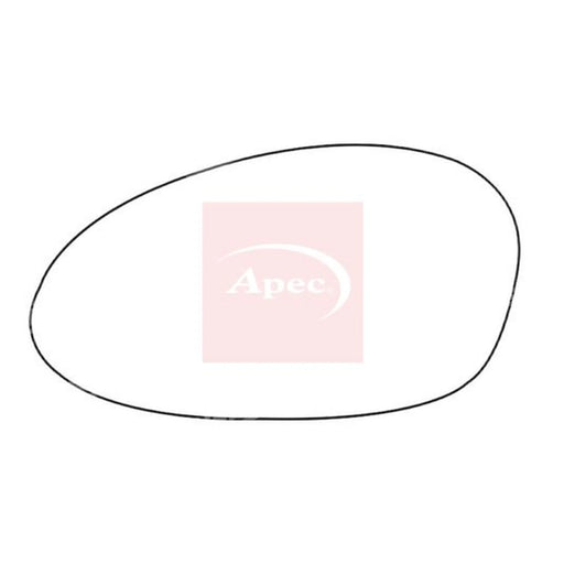 Apec Exterior Wing Mirror Glass Left AMS2102A