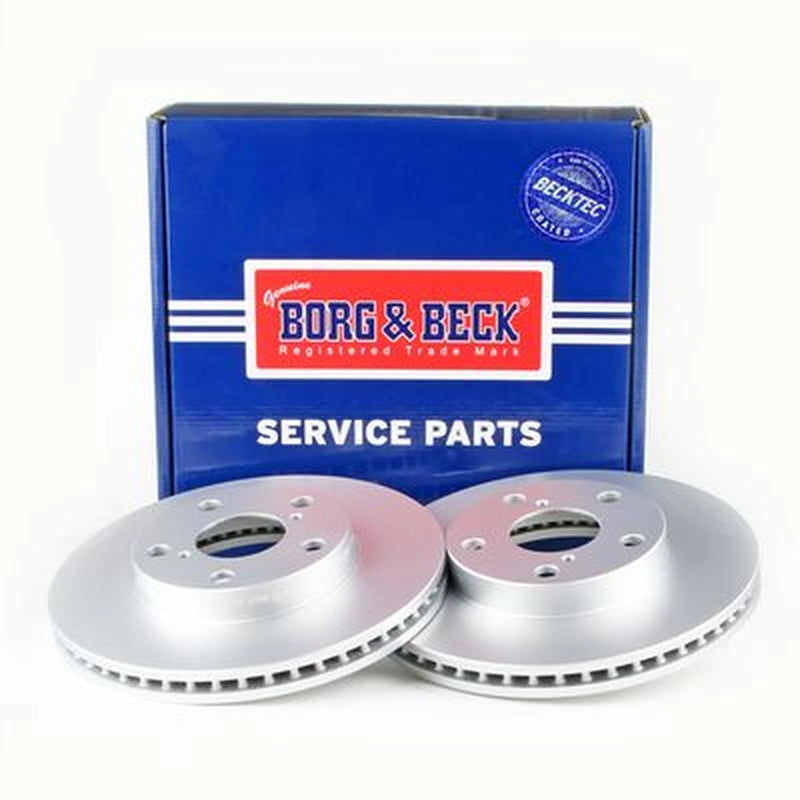 Borg & Beck Front & Rear Brake Discs & Pads fits Toyota Rav 4 2000-2005 1.8 2.0