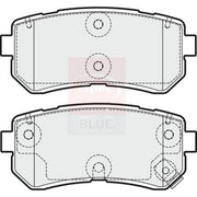 Apec Rear Brake Solid Discs & Pads fits Kia Rio II 2008-2011 1.5
