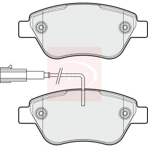 Apec Front Brake Pad Set PAD2001