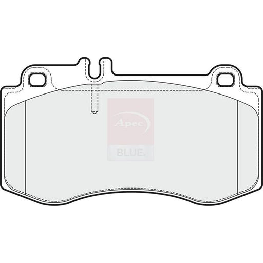 Apec Front Brake Pad Set fits Mercedes-Benz Cls 2011-2017
