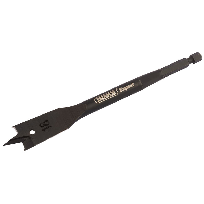 Draper Expert Flat Wood Bit, 18mm 17542 Draper - Dynamic Drive