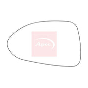 Apec Exterior Wing Mirror Glass Left fits Opel Corsa D 2006-2014