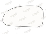 Summit Stick-On Standard Mirror Glass fits Hyundai Coupe LHS Summit - Bars 4 Cars