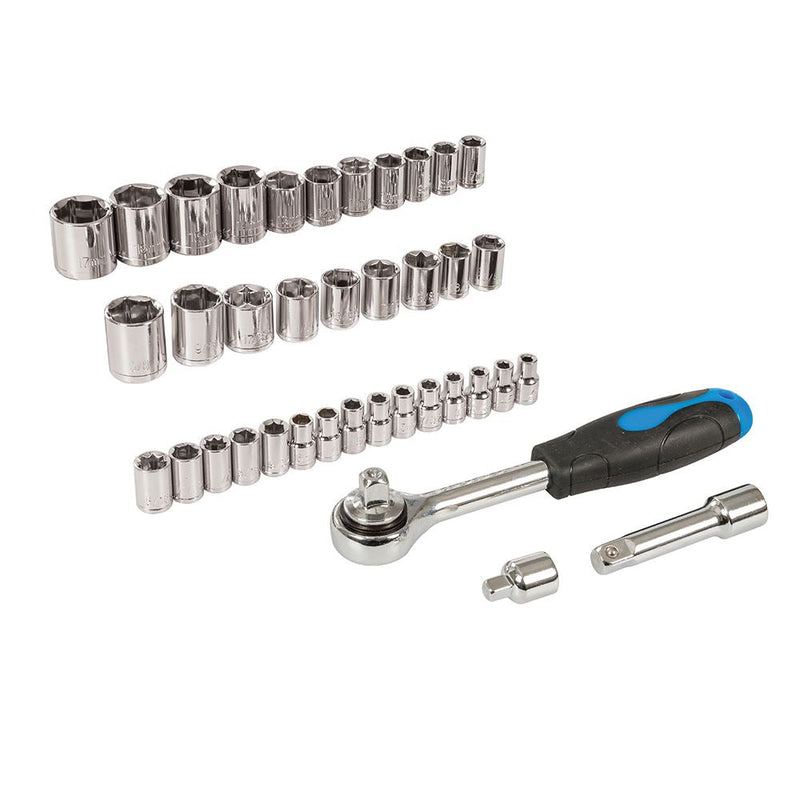 Silverline Compact Socket Set 39pce 39pce Silverline - Dynamic Drive