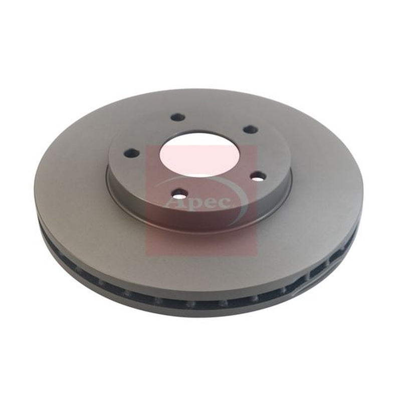 Apec 2 x Vented Brake Discs fits Ford Puma 2020 on 1.5
