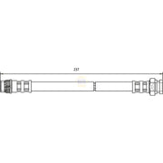 NAPA Brake Hydraulic Hose Line inner NBH1171