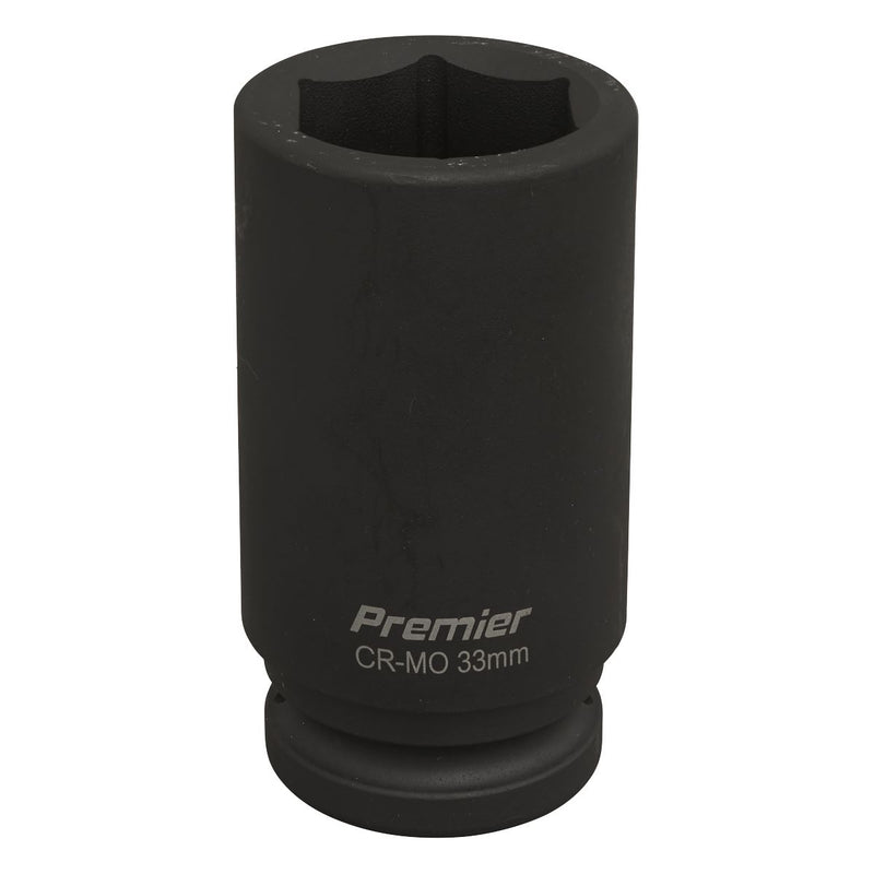 Sealey Impact Socket 33mm Deep 3/4"Sq Drive IS3433D Sealey - Dynamic Drive