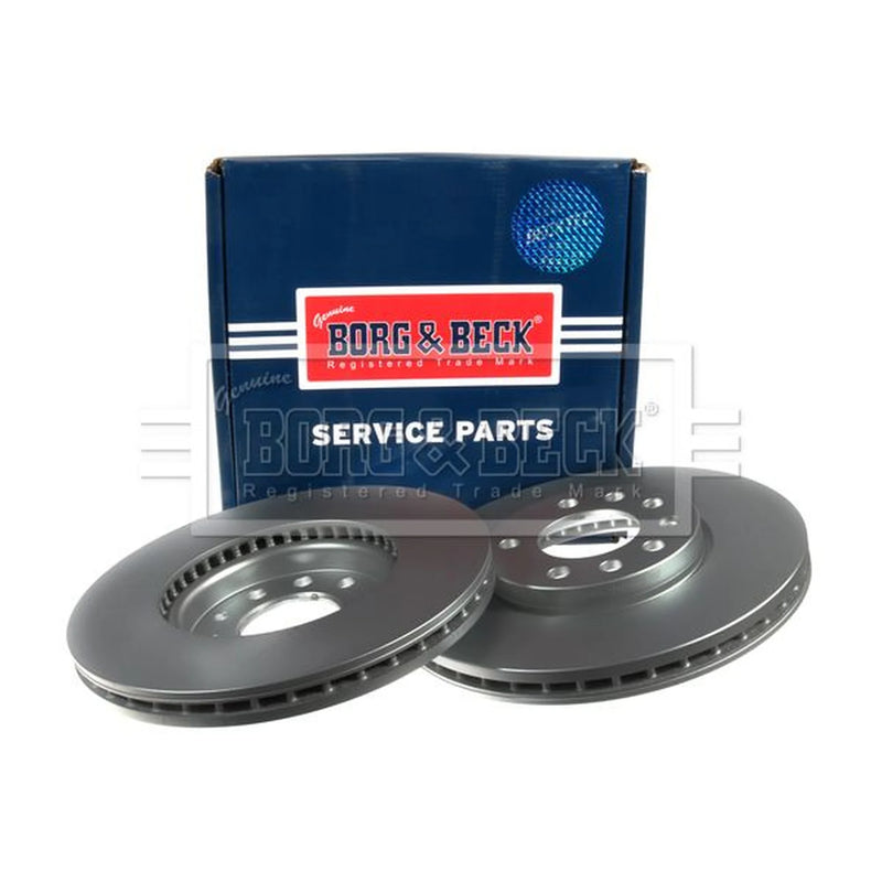 Borg & Beck Front & Rear Brake Discs & Pads fits Saab 9-3 2002-2015 1.8 2.0 2.2