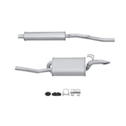 Hella End Silencer Rear fits Fiat Punto 1993-1999 1.2