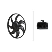 Hella Engine Cooling Fan 8EW 366 421-171