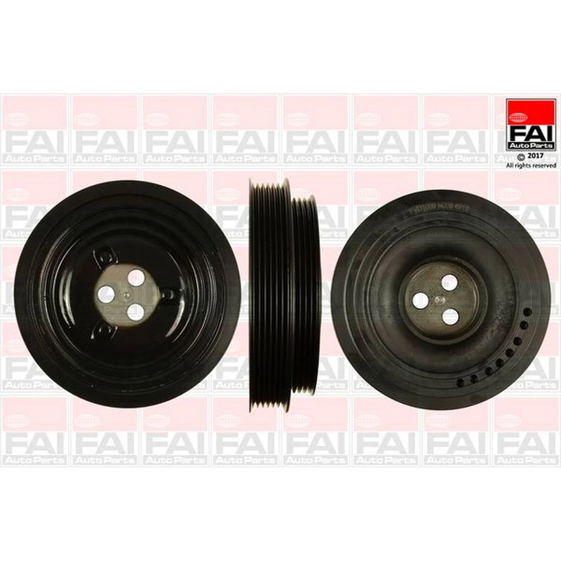FAI Crank Shaft Belt Pulley fits Citroën Relay III 2006-2020 2.2