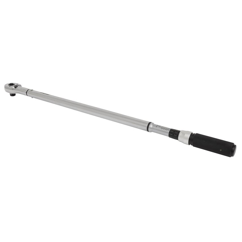 Sealey Torque Wrench Micrometer Style 3/4"Sq Drive 100-600Nm Calibrated STW906 Sealey - Dynamic Drive