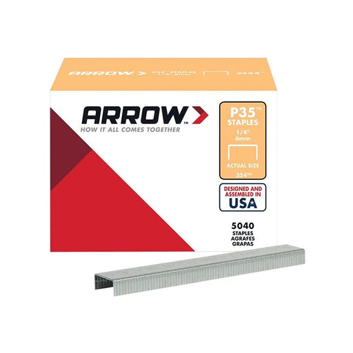 Arrow P35 Staples 6mm (1/4in) (Box 5040) Arrow - Dynamic Drive