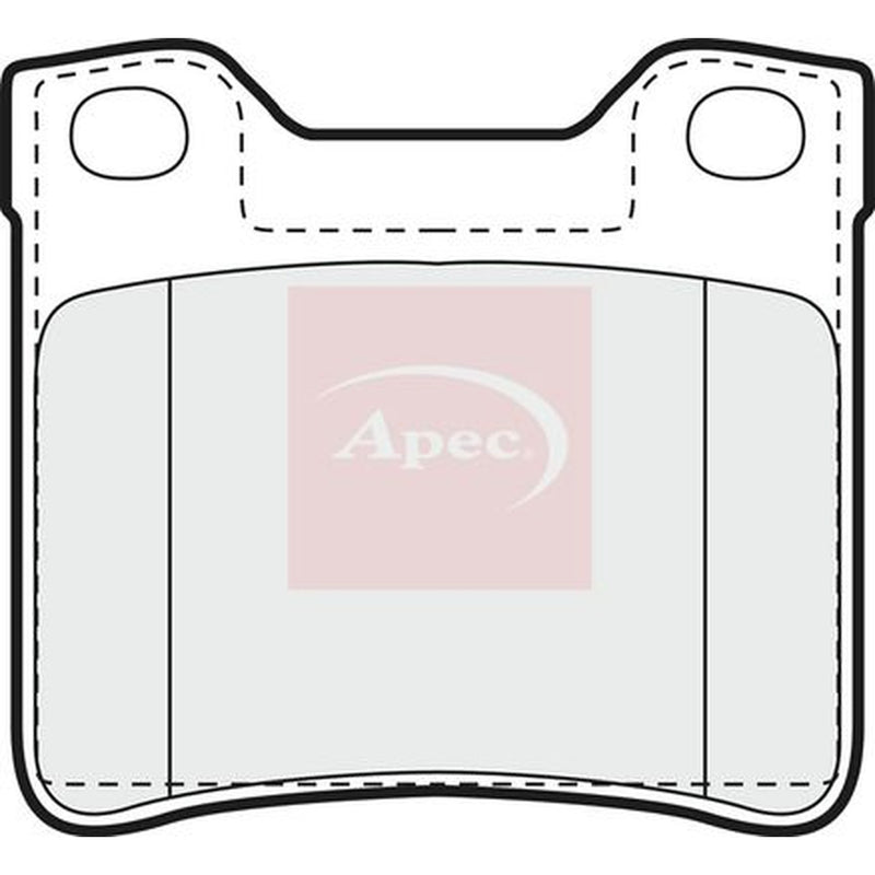 Apec Front & Rear Pads fits Peugeot 607 2000-2006 2.0 2.2