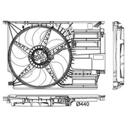 Mahle Engine Cooling Fan CFF 403 000P