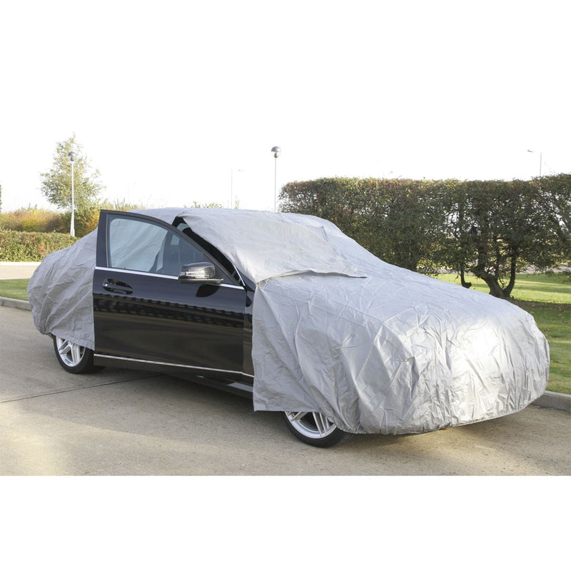 Sealey Car Cover Medium 4060 x 1650 x 1220mm CCM Sealey - Dynamic Drive