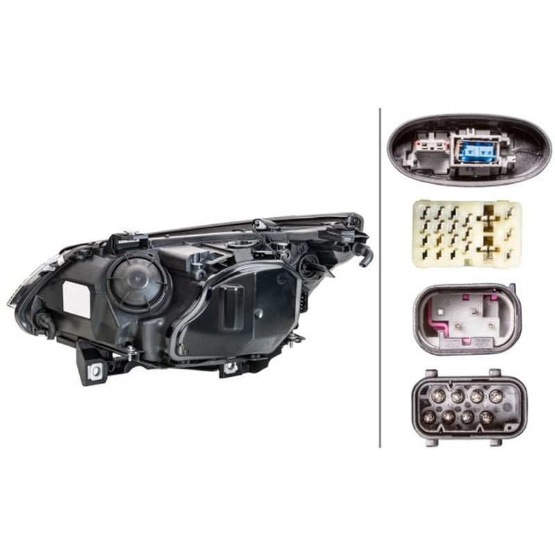 Hella Headlight Headlamp D1S/H7 Right fits BMW 5 2001-2010