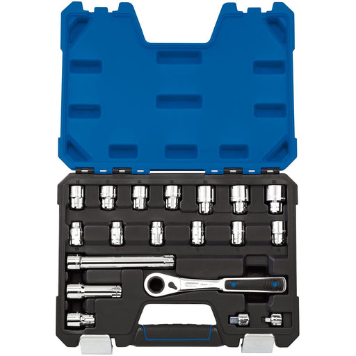 Draper Go Through' Metric Socket Set (19 piece) 16482 Draper - Dynamic Drive