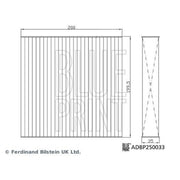 Blue Print Cabin Air Filter (Pollen Filter) fits Kg Mobility Korando 2023 on 1.5