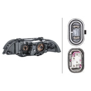 Hella Headlight Headlamp H7/HB3 Right fits BMW 5 1995-2004