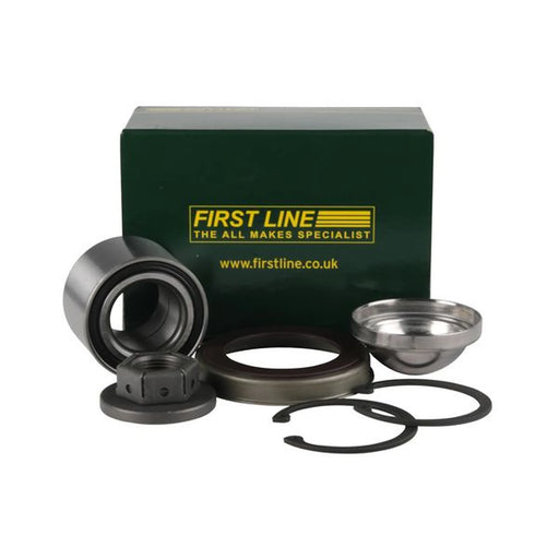 First Line Wheel Bearing Kit fits Ford Fiesta V 2001-2010 1.25 1.3 1.4 1.6